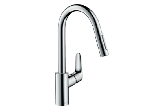 Смеситель для кухни Hansgrohe Focus M41 31815670 на раковину/столешницу черный матовый без термостата