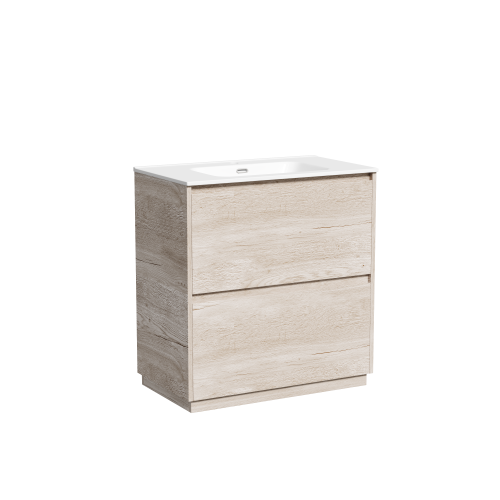 Тумба под раковину Sancos Libra Floor LB80FEG 79х45х84 напольная цвет дуб галифакс натуральный