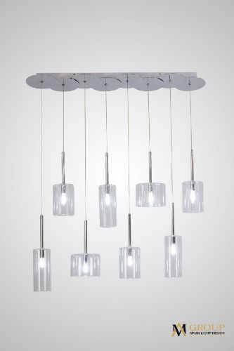 Люстра каскадная AM Group Am355 AM355-8CLEAR