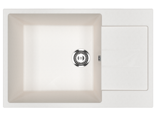 Кухонная мойка Ulgran Classic U-602-341 76х50 цвет белый