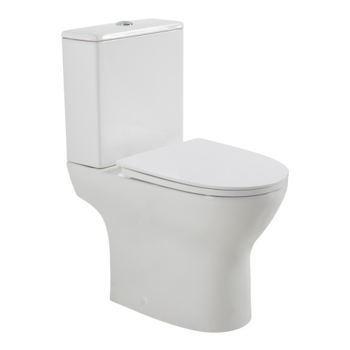 Унитаз напольный с бачком BelBagno LOUNGE BB045CPR/BB045/051SC белый с сиденьем микролифт безободковый каскадный смыв