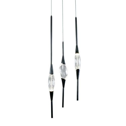 Светильник подвесной Delight Collection Pezzo (Пеззо) OM82112-3 pearl black