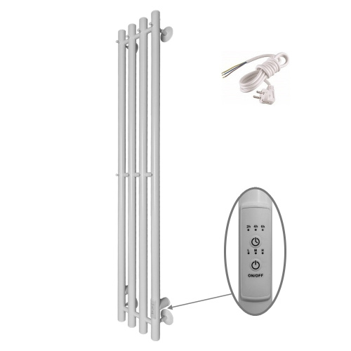 Полотенцесушитель Altasan Арго Арго12021БМ подвесной 21х120 электрический белый матовый