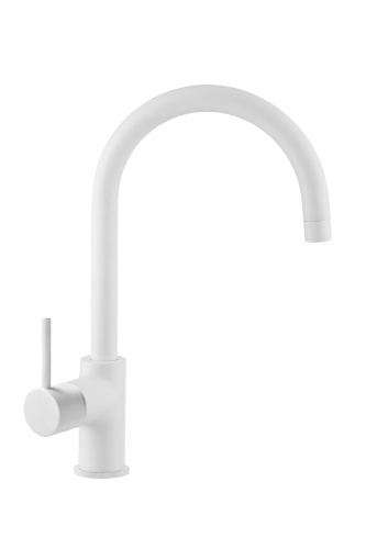 Смеситель для кухни Azario TASCO AZ-151644316 на мойку белый матовый