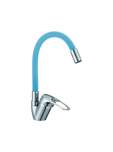 Смеситель для кухни D-Lin D150628-6C на мойку синий