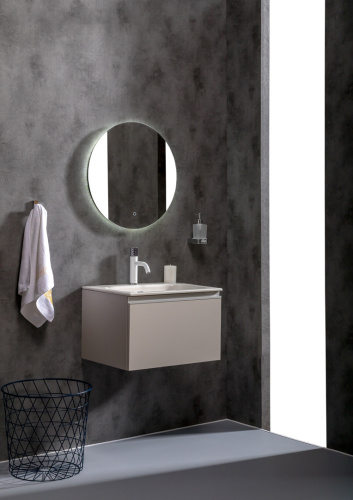 Тумба под раковину Armadi Art Vallessi 837-060-C 60х46х53 подвесная цвет серый