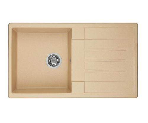 Мойка кухонная Aquaton Верона 1A710032VR260 85х50 цвет латте