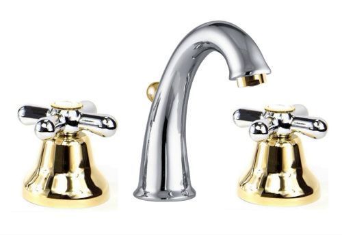 Смеситель Webert Armony AM750101017 на раковину хром/золото