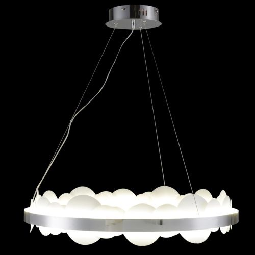 Люстра подвесная Natali Kovaltseva Loft (Лофт) LED LAMPS 81361 CHROME