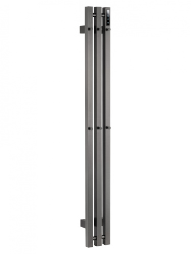 Полотенцесушитель электрический Wonzon & Woghand Kassel WW-AL73312-GM 15х120 темный графит