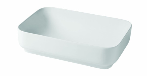 Раковина керамическая Hidra Gio G40E/026 60х40 накладная цвет черный матовый без отверстий под смеситель