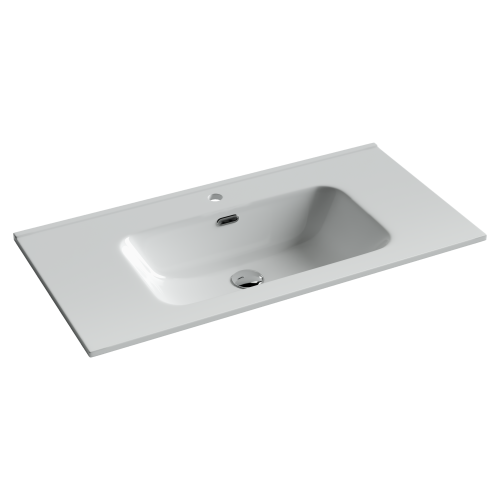Раковина Ceramica Nova ELEMENT 91 см CN7002 накладная цвет белый
