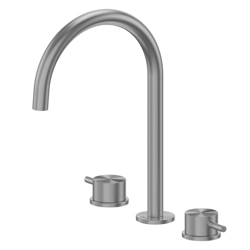 Смеситель Abber Wasser Kreis 316 AF8108BGG-M на раковину оружейная сталь брашированная