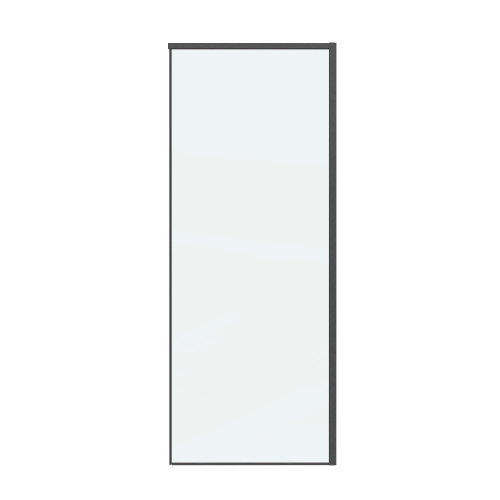 Боковая стенка Grossman Galaxy 200.K33.01.100.42.00 100x195 стекло прозрачное профиль графит сатин