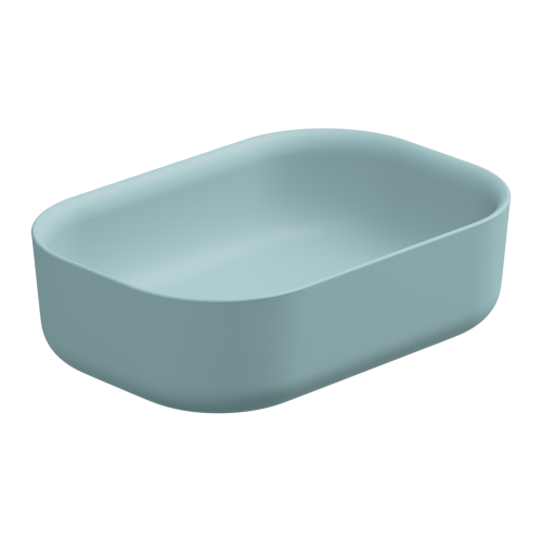 Раковина GSG Ceramic Design Hit! 60см HILAVRE60037 накладная цвет голубой