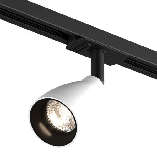 Трековый однофазный светильник Denkirs BELL (БЕЛЛ) DK6050-BW+BK
