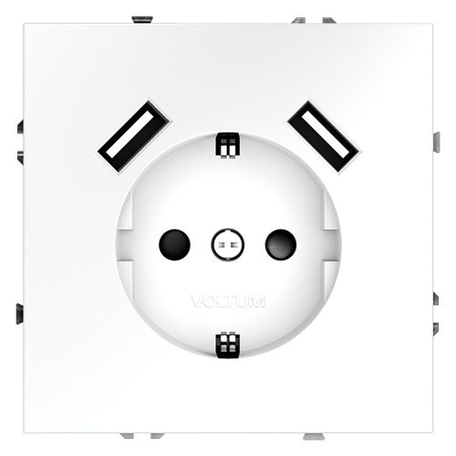 Розетка с USB VOLTUM S70 VLS040402