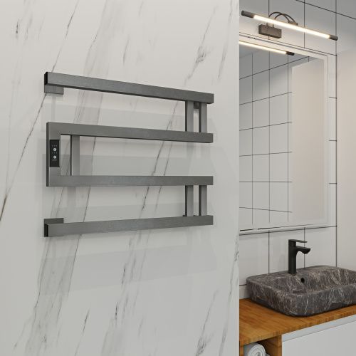 Полотенцесушитель Indigo Muza DGM40-50GFMRt 50х43 электрический графит