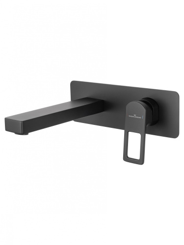 Смеситель Wonzon & Woghand Frame WW-88869010-MB встраиваемый в стену черный