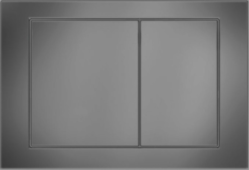 Клавиша смыва механическая KK POL M05 350/PWS/001-00-00 цвет оружейная сталь