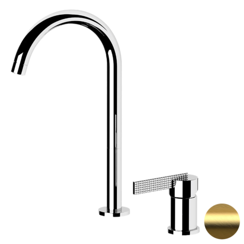 Смеситель Daniel Club ANC655LDP на раковину золото