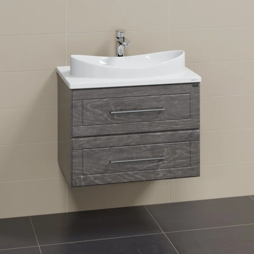 Тумба под раковину СанТа Венера 221028 69х44х39 подвесная цвет дуб шале графит