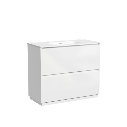 Тумба под раковину Sancos Libra Floor LB100FW 99х45х84 напольная цвет белый