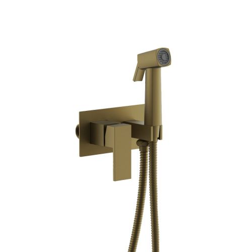 Гигиенический душ со смесителем Belz B808 B55808-5 брашированное золото