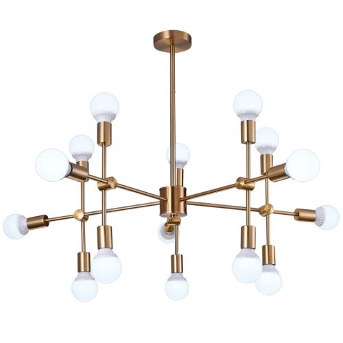 Люстра на штанге Natali Kovaltseva Loft Lux (Лофт Лукс) LOFT LUX 75130/12C GOLD
