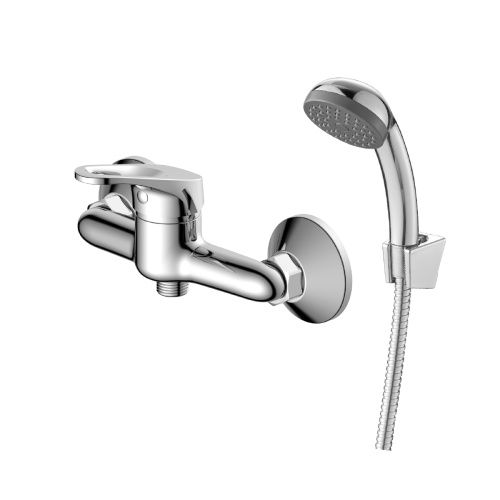 Смеситель для ванны и душа Decoroom DR21 DR21055 настенный хром