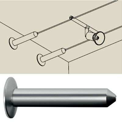 Крепежный элемент для струны к стене (2 шт.) Paulmann WS Halogen 12V CM (ВС Халоген 12В ЦМ) 8205