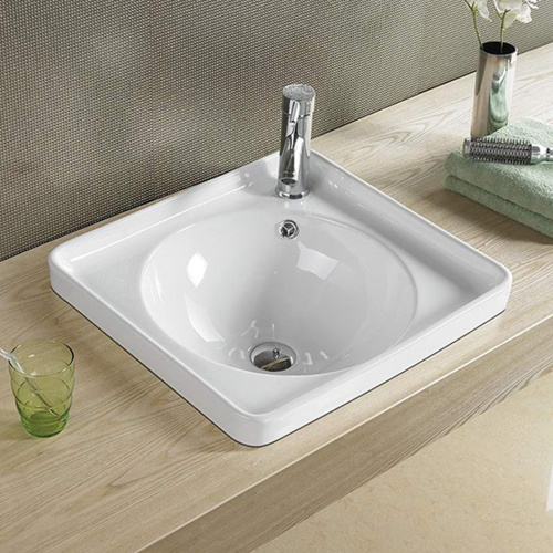 Раковина Melana 50 см 320323-805 встраиваемая цвет белый