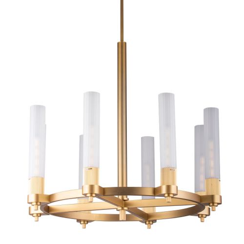 Люстра на штанге Delight Collection MD2314-8A antique brass