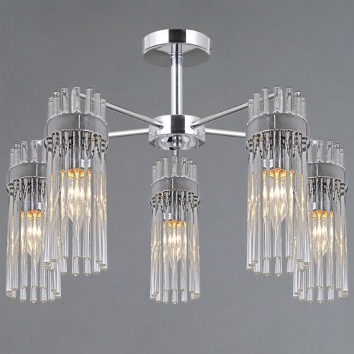 Люстра на штанге Illumico IL0761-5CSQ-25 CR GENOA