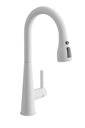 Смеситель для кухни Belz B816 B74816-8 на столешницу белый