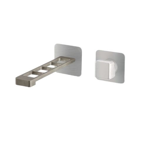 Смеситель для раковины Webert OX830611015 настенный сталь/хром