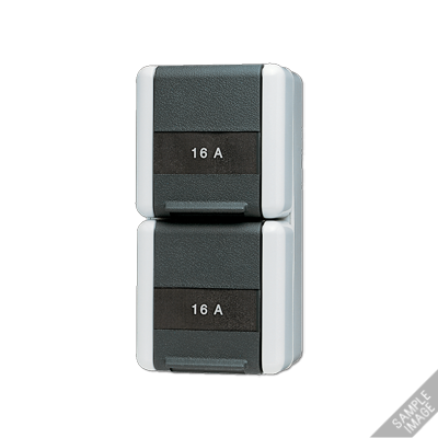 Розетка двухместная Jung 8220NAW