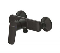 Смеситель для душа Bravat Rhein F9429564BW-01-ENG настенный черный