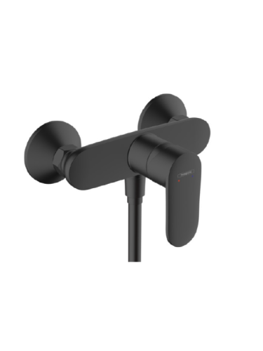 Смеситель Hansgrohe Vernis Blend 71640670 настенный черный матовый без термостата