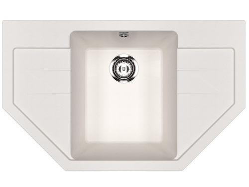 Кухонная мойка Ulgran Classic U-609-331 79х49 цвет белый