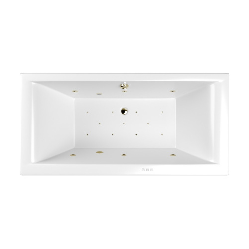 Ванна акриловая гидромассажная Whitecross SAVIA DUO 0103.170080.100.RELAX.BR 170х80 пристенная прямоугольная с каркасом