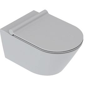 Чаша унитаза подвесная Catalano Zero 111550023 цвет светло-серый матовый без сиденья безободковая смыв торнадо