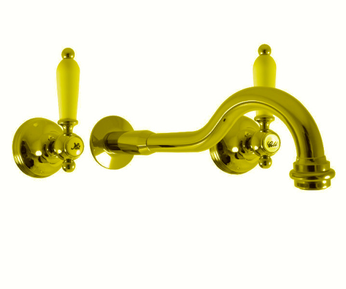 Смеситель RavSlezak MORAVA RETRO MK531Z встраиваемый золото