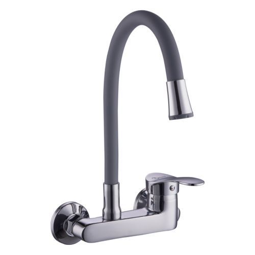 Смеситель для кухни Plstart PD46001-12 настенный хром/серый - фото 2