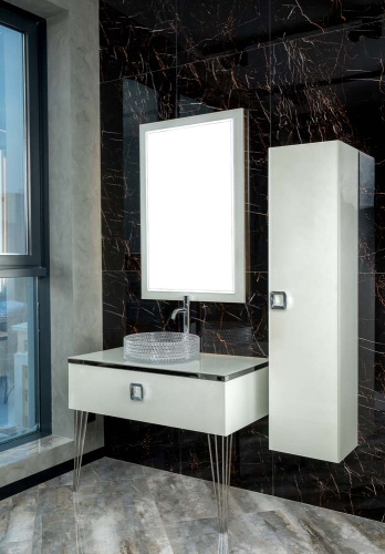 Столешница Armadi Art Lucido 853-100-W Lucido 101х52 накладная цвет белый