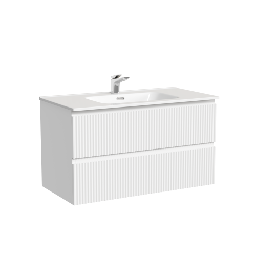Тумба под раковину Sancos SNOB R SNR90W 89х44,5х50 настенная