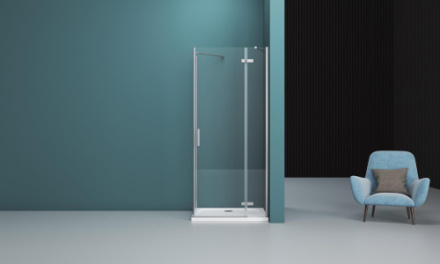 Душевой уголок BelBagno KRAFT AH-12-90/80-C-Cr-R 90х80 стекло прозрачное профиль хром глянцевый без поддона