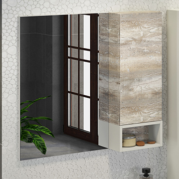 Зеркало-шкаф Comforty Турин 00004136265CF 88х80