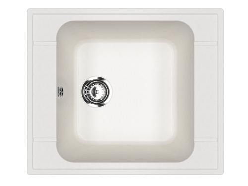 Кухонная мойка Ulgran Classic U-604-341 59х50 цвет белый