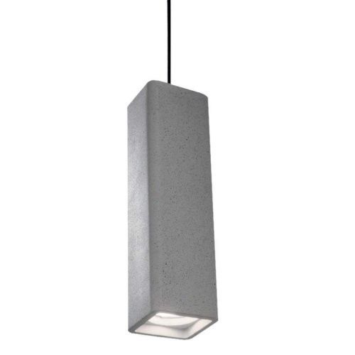 Светильник подвесной Ideal lux Oak (Оак) Oak SP1 Square Cemento